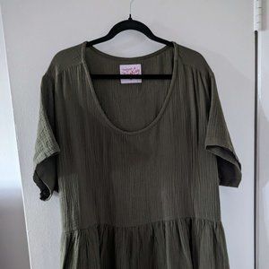 Tuesday of California Muffy Dress in Dried Oregano